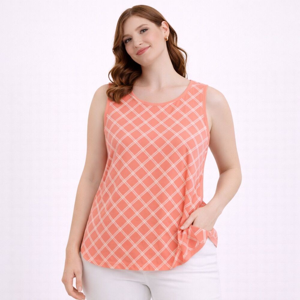 Tommy Hilfiger Sleeveless Tank Top Orange XL